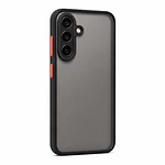 FUNDA SEMITRANSPARENTE ANTIGOLPES CON ACABADO MATE PARA SAMSUNG