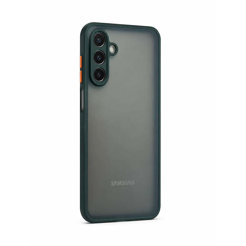 FUNDA SEMITRANSPARENTE ANTIGOLPES CON ACABADO MATE PARA SAMSUNG