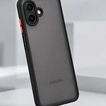 FUNDA SEMITRANSPARENTE ANTIGOLPES CON ACABADO MATE PARA SAMSUNG