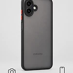 FUNDA SEMITRANSPARENTE ANTIGOLPES CON ACABADO MATE PARA SAMSUNG