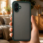 FUNDA SEMITRANSPARENTE ANTIGOLPES CON ACABADO MATE PARA SAMSUNG