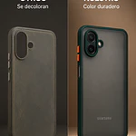 FUNDA SEMITRANSPARENTE ANTIGOLPES CON ACABADO MATE PARA SAMSUNG