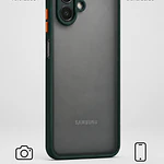 FUNDA SEMITRANSPARENTE ANTIGOLPES CON ACABADO MATE PARA SAMSUNG