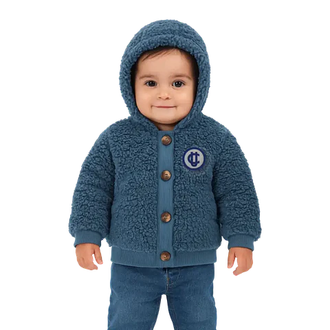POLERÓN SHERPA AZUL UC
