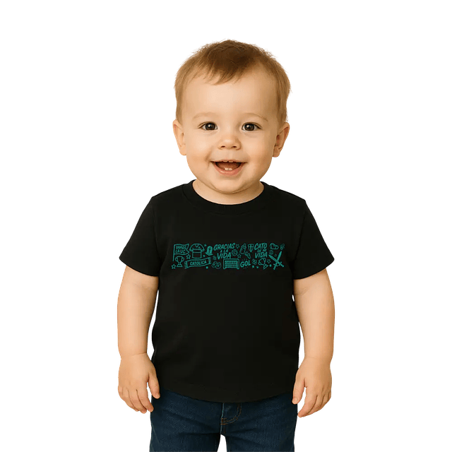 POLERA NEGRA TRAMA UC