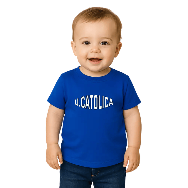 POLERA AZUL U. CATOLICA
