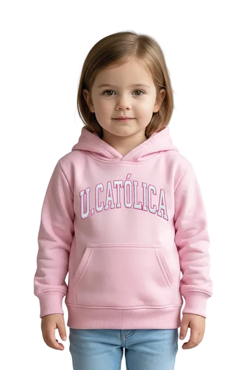 POLERÓN CANGURO ROSA RETRO UC