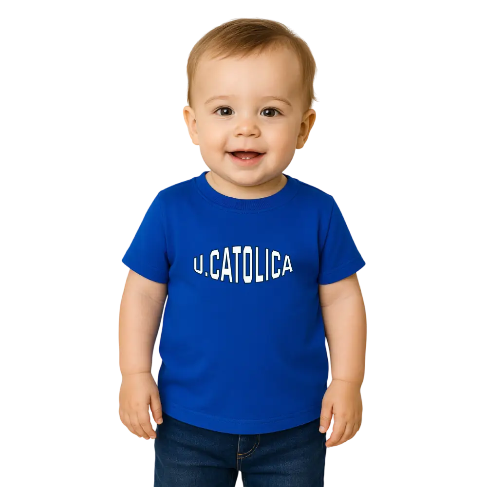 POLERA AZUL U. CATOLICA