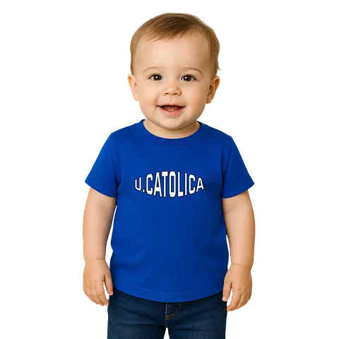 POLERA AZUL U. CATOLICA