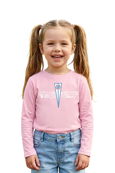 POLERA MANGA LARGA ROSA INSIGNIA UC