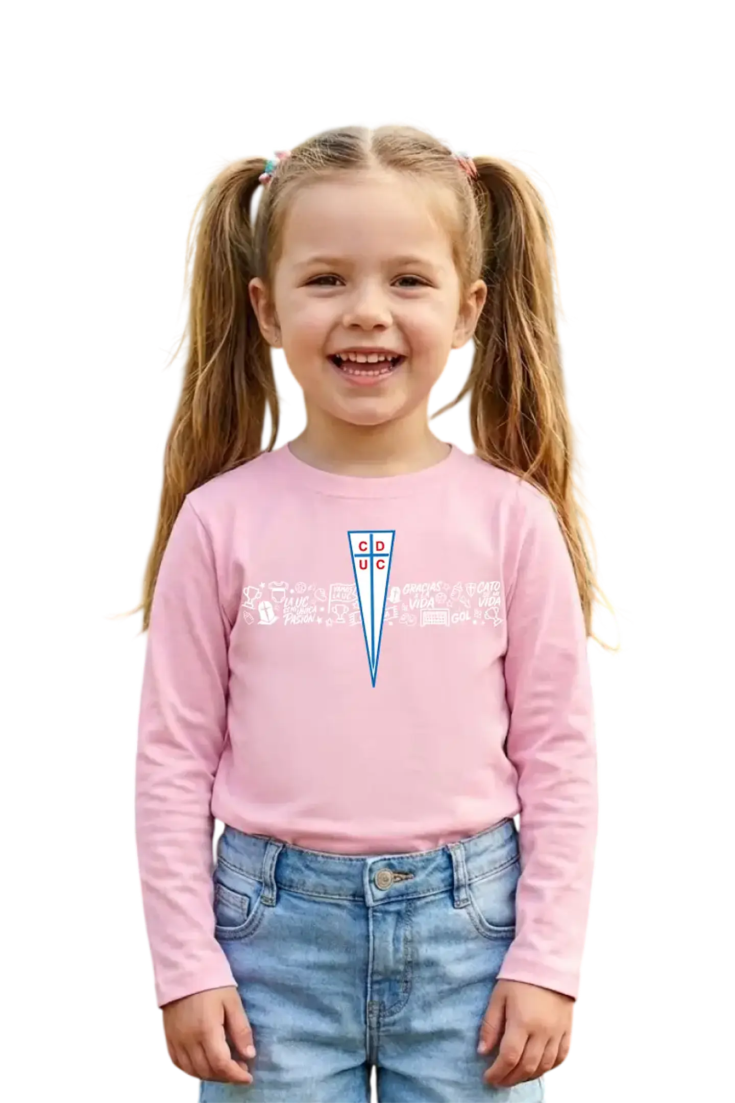 POLERA MANGA LARGA ROSA INSIGNIA UC 1