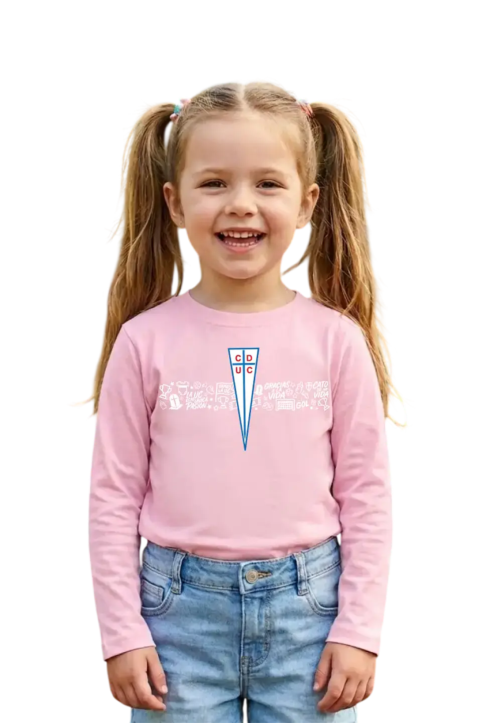 POLERA MANGA LARGA ROSA INSIGNIA UC 1