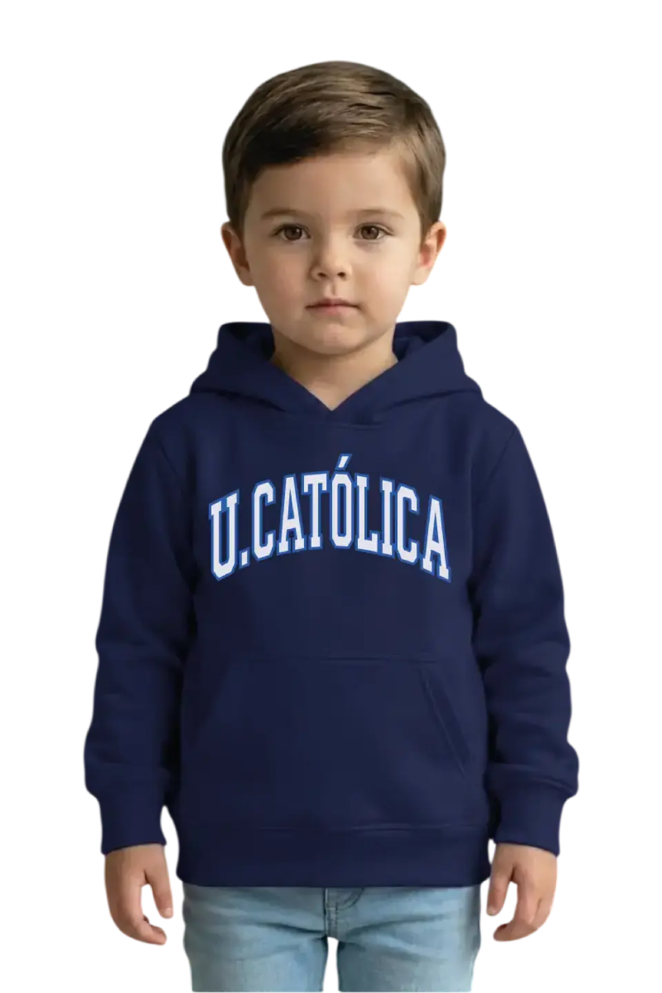 POLERÓN CANGURO AZUL NAVY RETRO UC 1