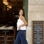 Top Gigi Blanco Lino