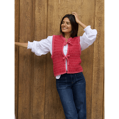 Chaleco Elena Rosa