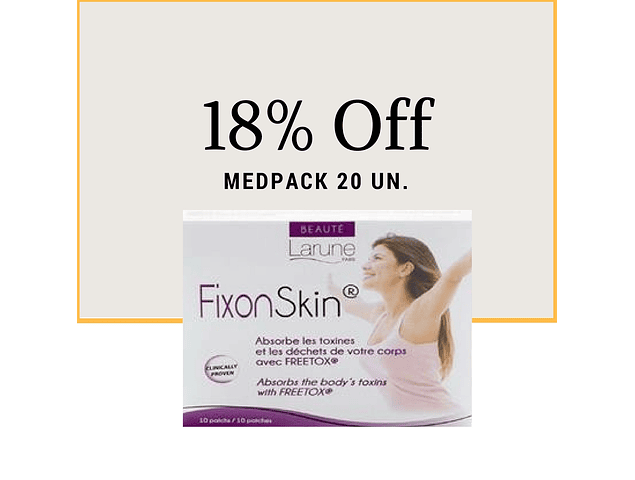 Pack 20 - 18%  Off Fixonskin parche Detox