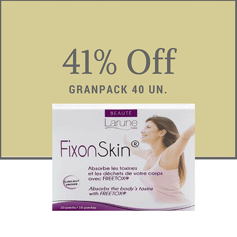 Pack 40 - 41% Off Fixonskin parche Detox
