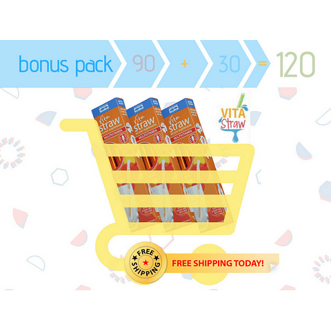 Vitastraw Bonus Pack 90+30