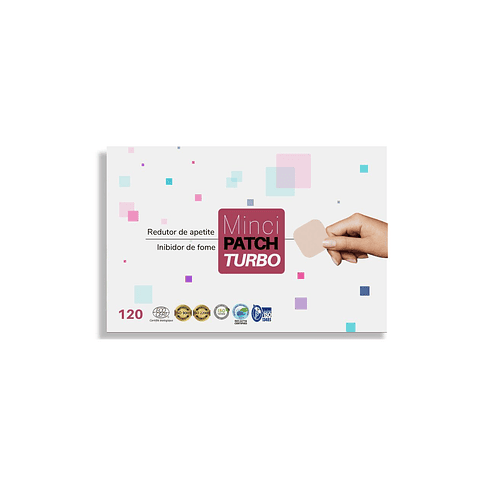 Minci Patch - Inibidor de apetite (pack 4 meses)  