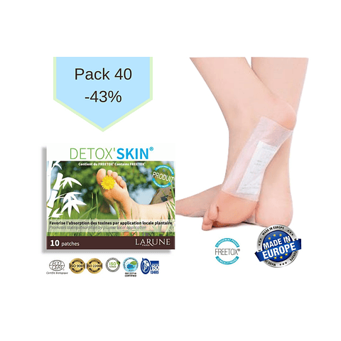 Detoxskin 10 parches podales