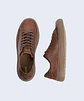 Plus One All Caramel — Zapatilla de cuero hombre, suela Gum - Miniatura 2