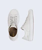 Plus One Off White — Zapatilla de cuero hombre, suela off white - Miniatura 2