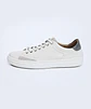 Plus One Off White Black — Zapatilla de cuero hombre, suela off white - Miniatura 1
