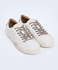 Monday Brunch Off White — Zapatilla blanca de cuero mujer - Miniatura 3