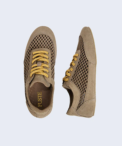 Wild Card Sunny Suede — Zapatilla de gamuza perforada mujer