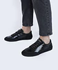 Wild Card Pitón Black — Zapatilla negra de cuero con grabado pitón - Miniatura 4
