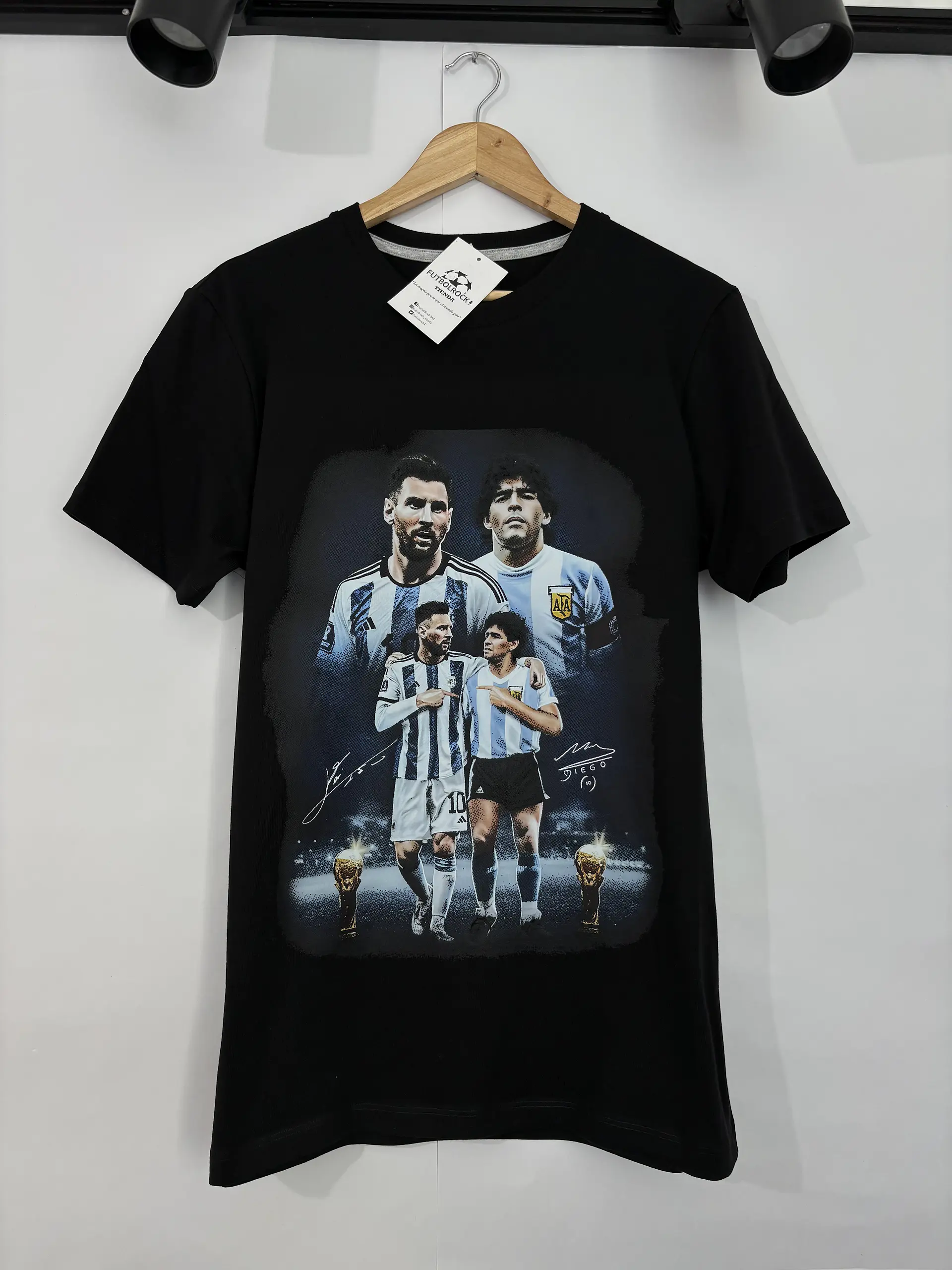 Camiseta Diego y Messi 1