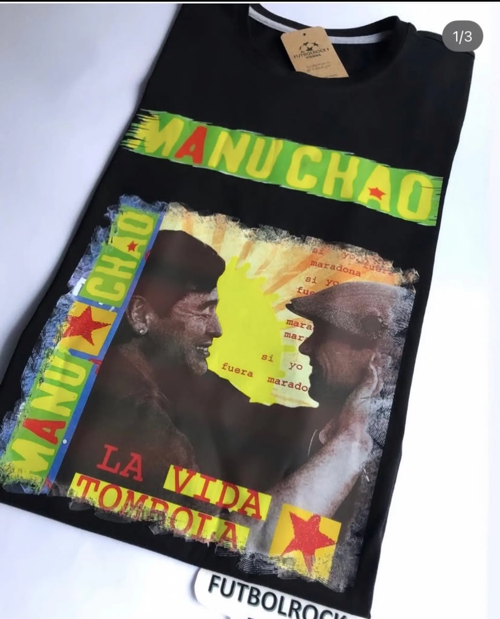 Camiseta Diego Maradona “la vida Tombola