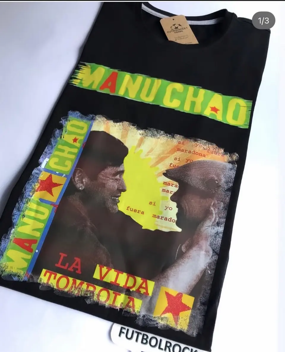Camiseta Diego Maradona “la vida Tombola