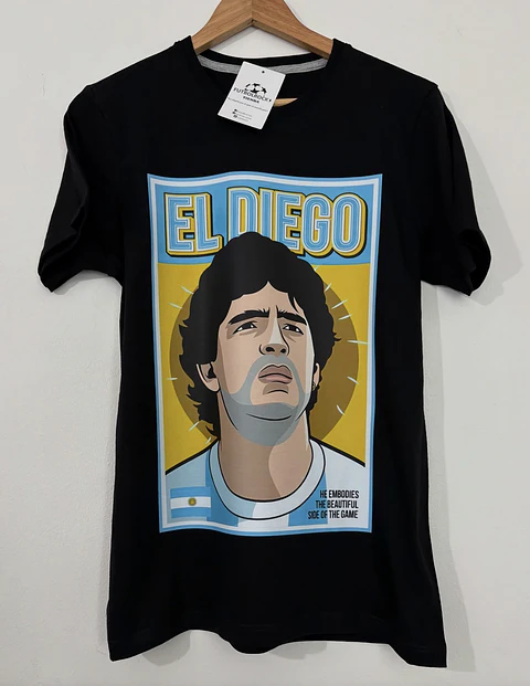 Camiseta Diego Maradona "El diego-dibujo"