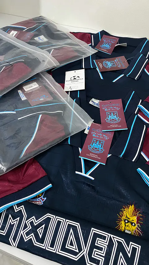CAMISETA IRON MAIDEN-WEST HAM