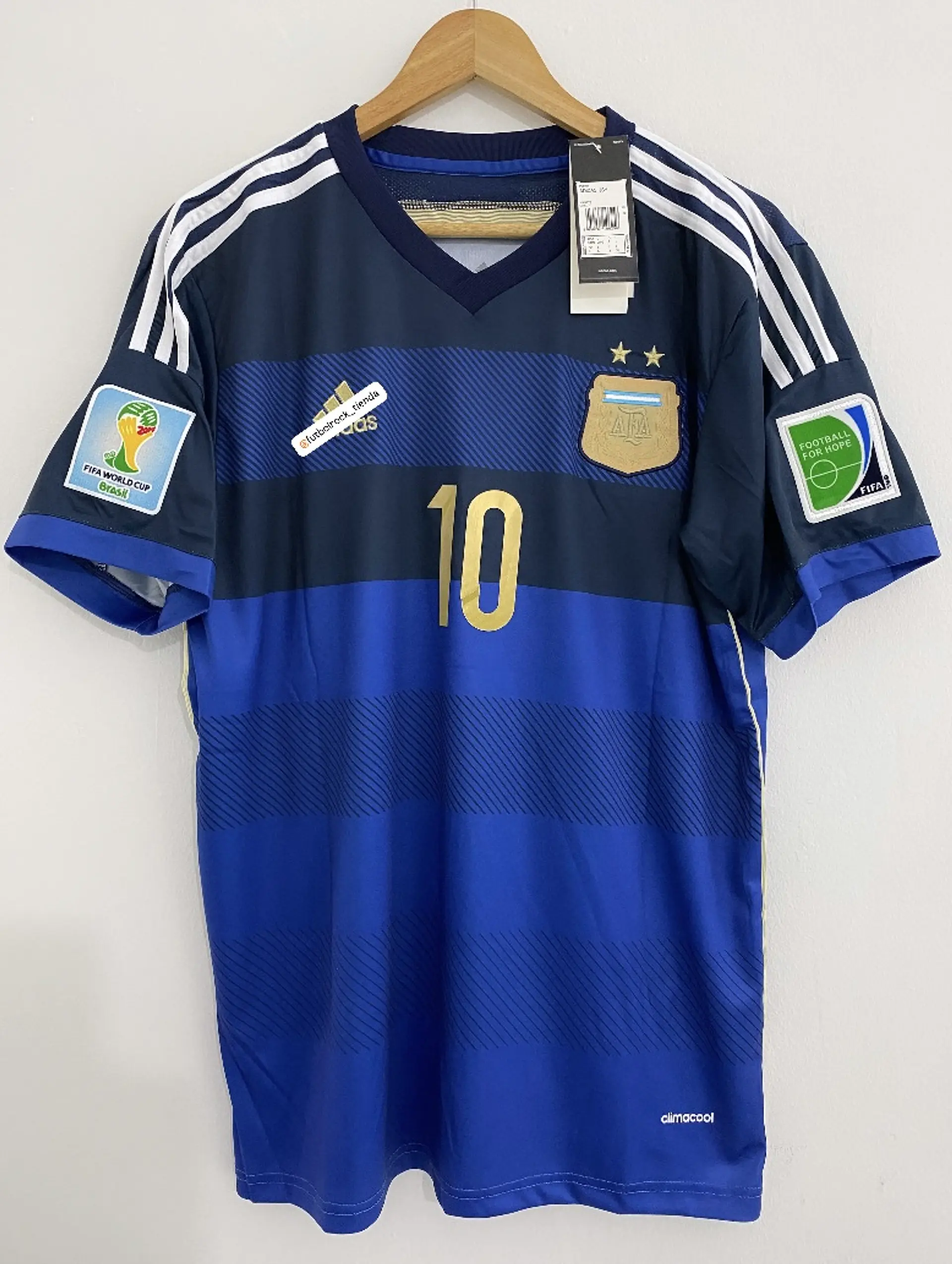 CAMISETA ARGENTINA RETRO 2014 VISITANTE 1