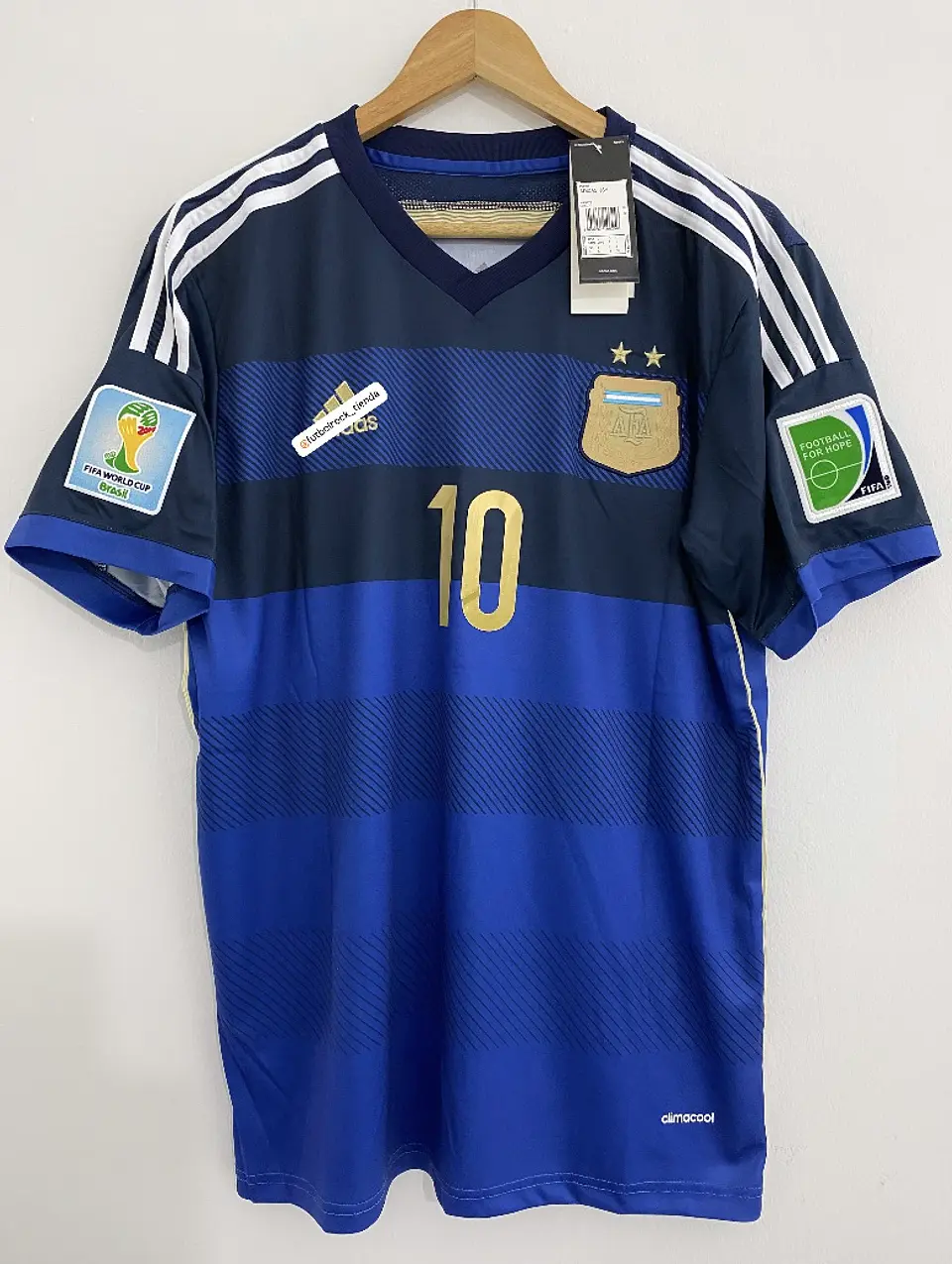 CAMISETA ARGENTINA RETRO 2014 VISITANTE 1