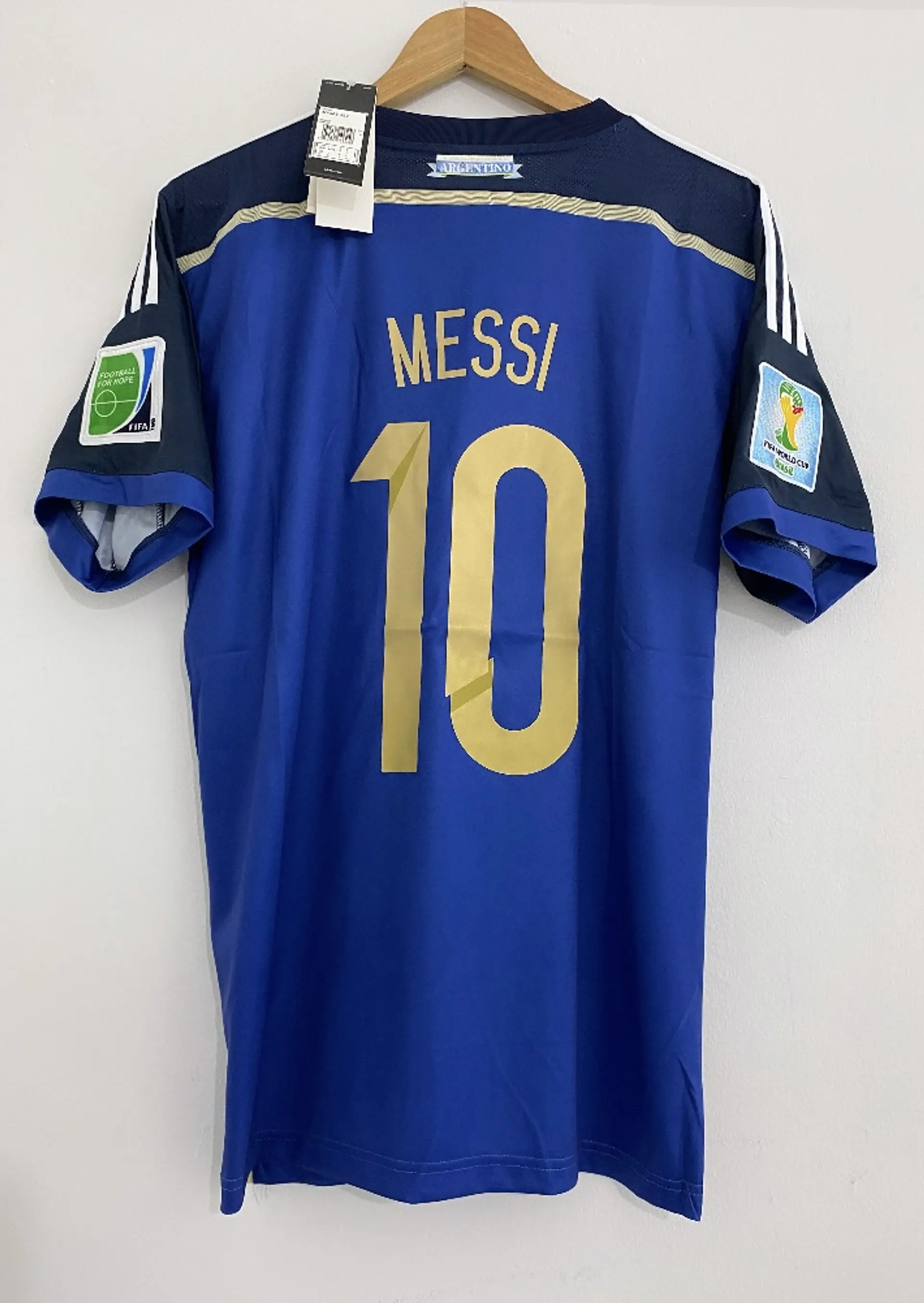 CAMISETA ARGENTINA RETRO 2014 VISITANTE 2