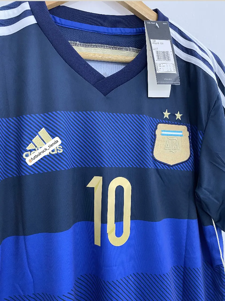 CAMISETA ARGENTINA RETRO 2014 VISITANTE 3
