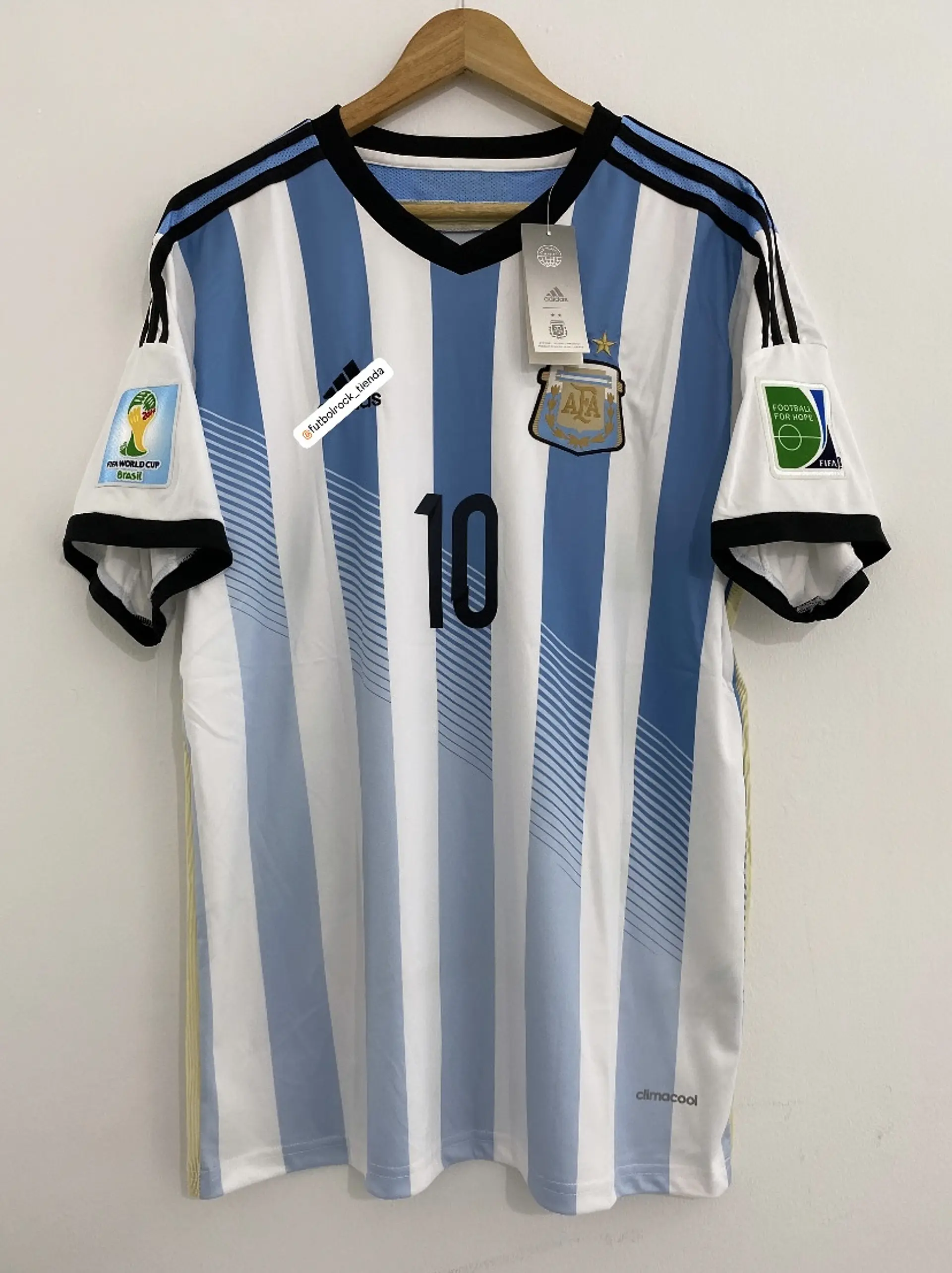CAMISETA ARGENTINA RETRO 2014 TITULAR 1