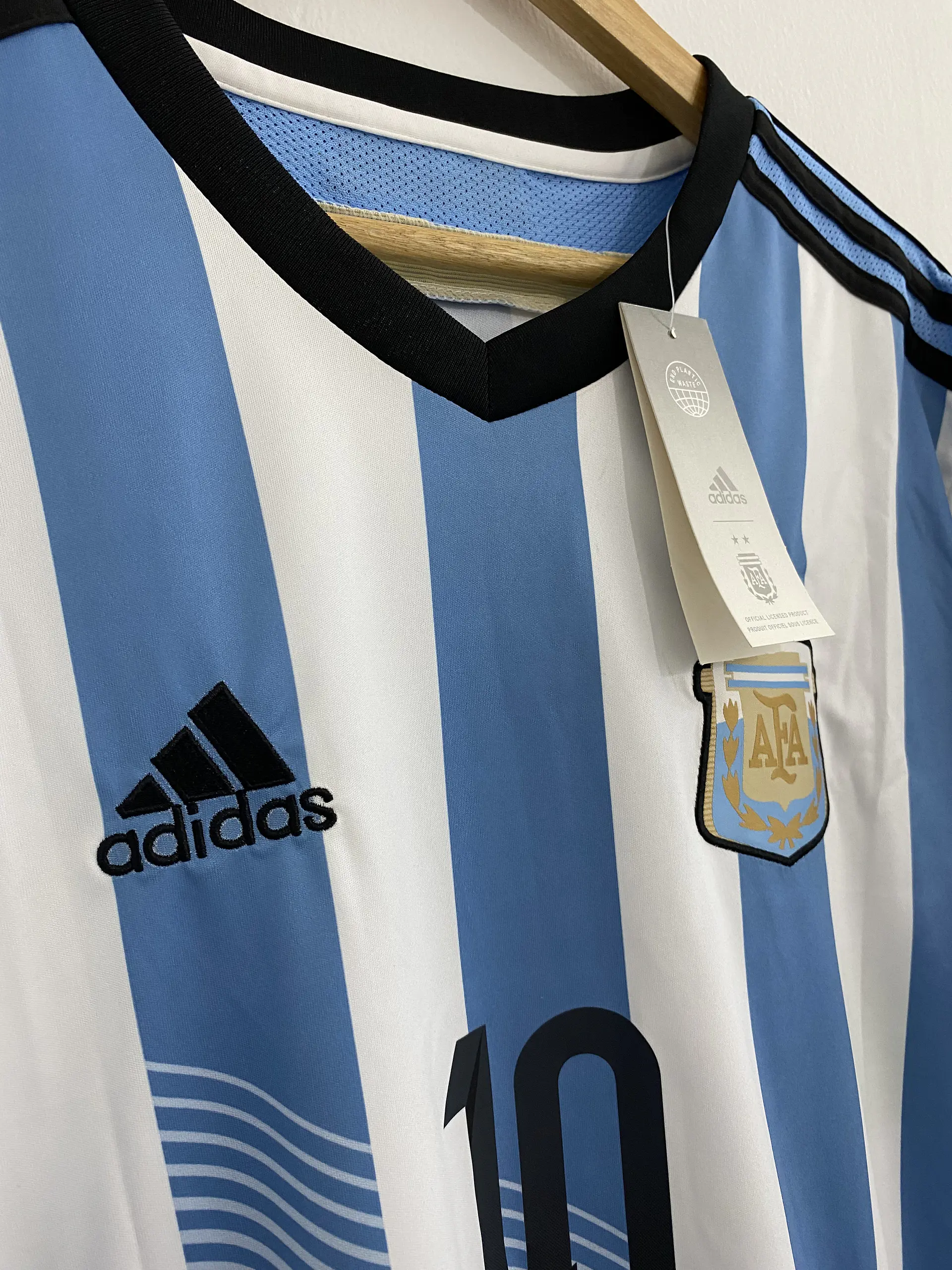 CAMISETA ARGENTINA RETRO 2014 TITULAR 6