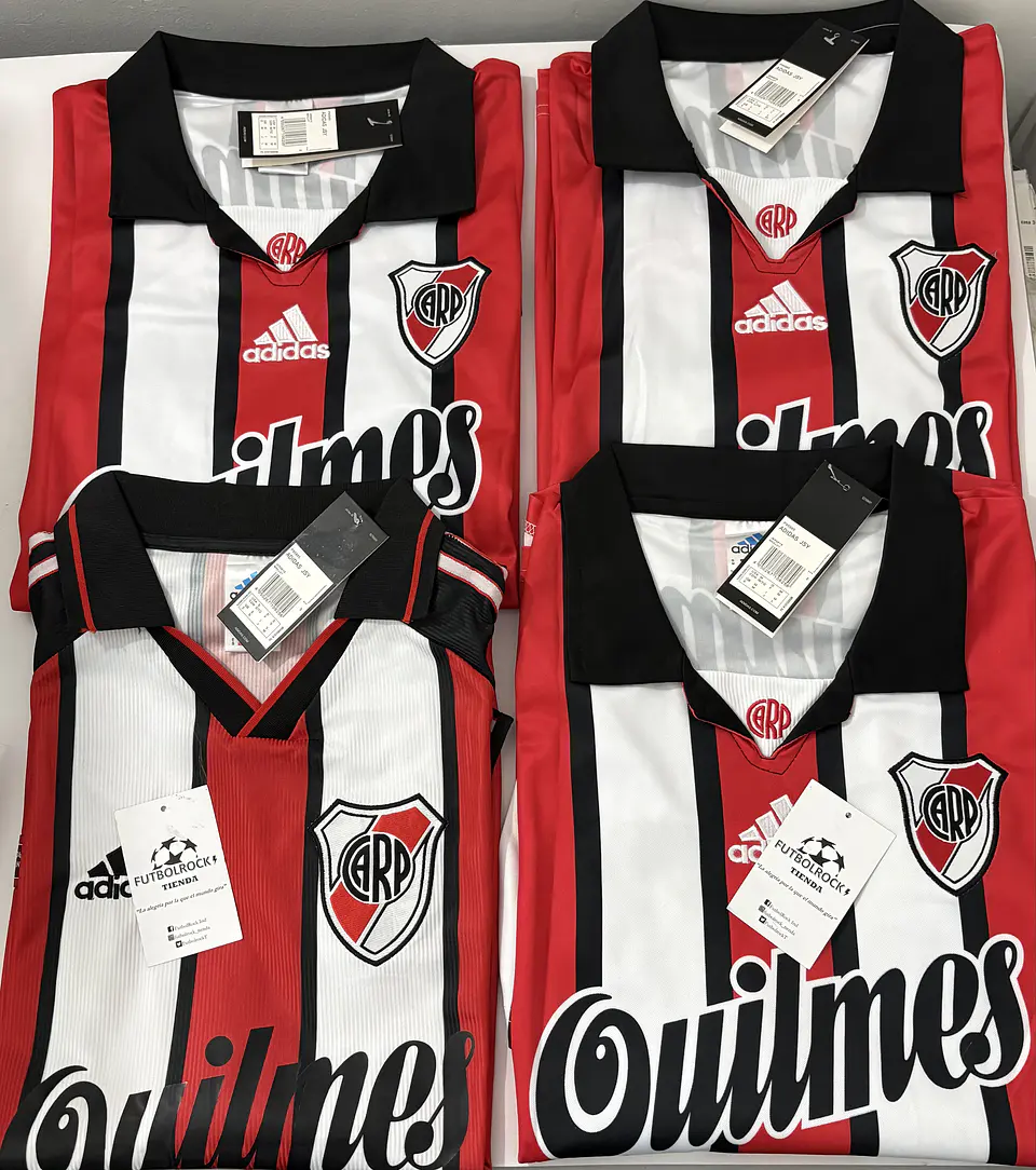 CAMISETA RIVER PLATE  TRICOLOR RETRO 2000-2001 4
