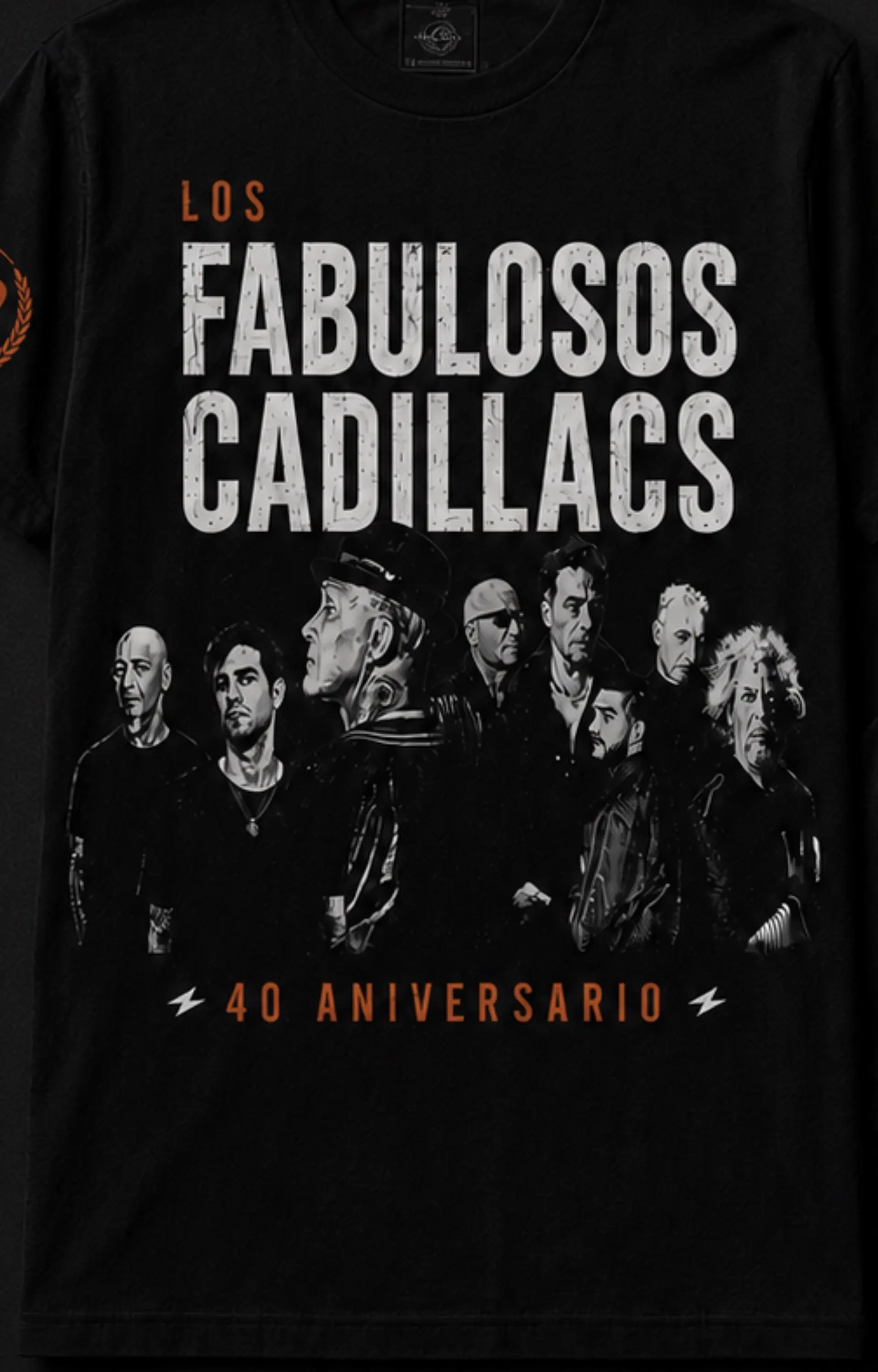 Camiseta Fabulosos Cadillacs  # 40 aniversario  5