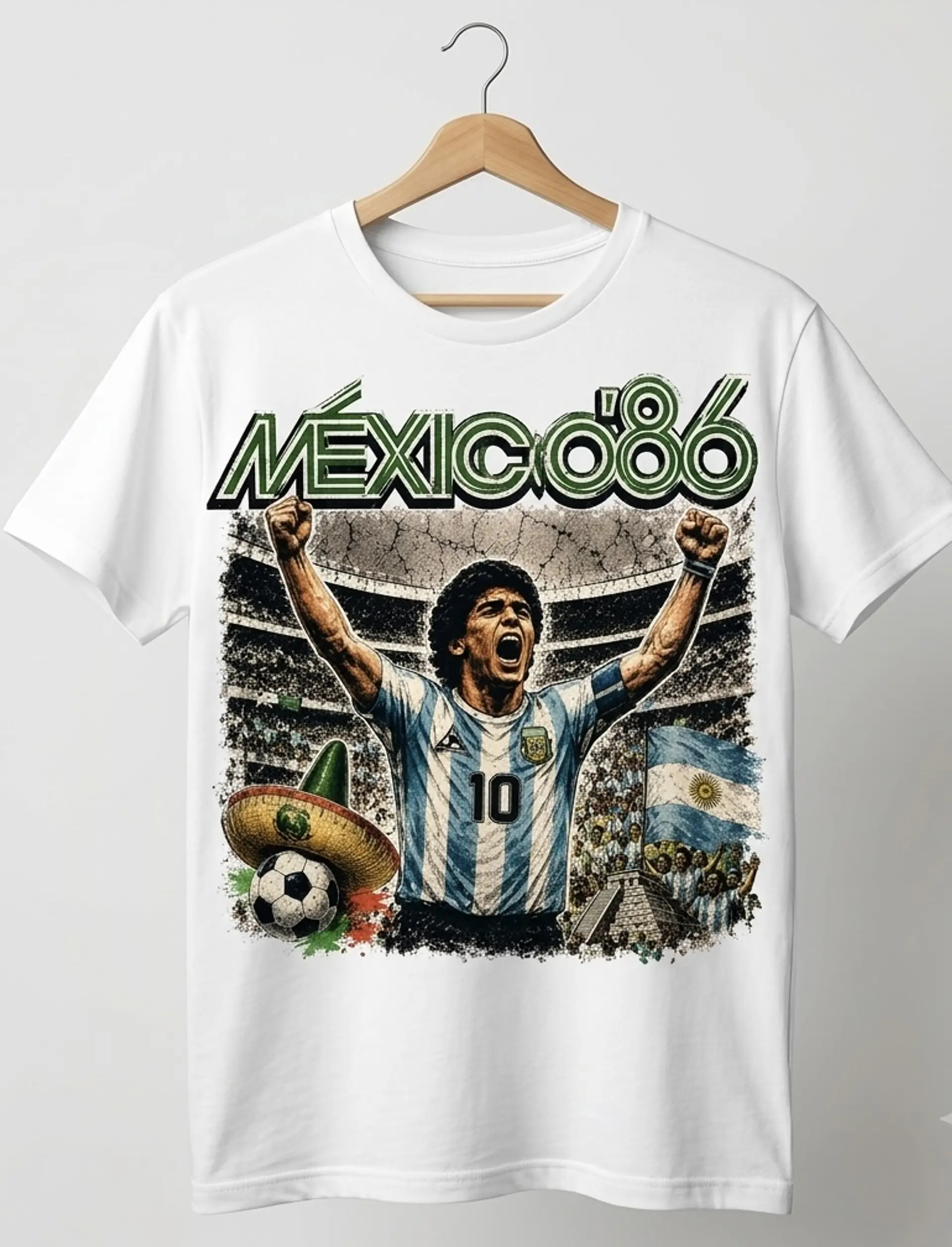 Camiseta Maradona mexico 86 1