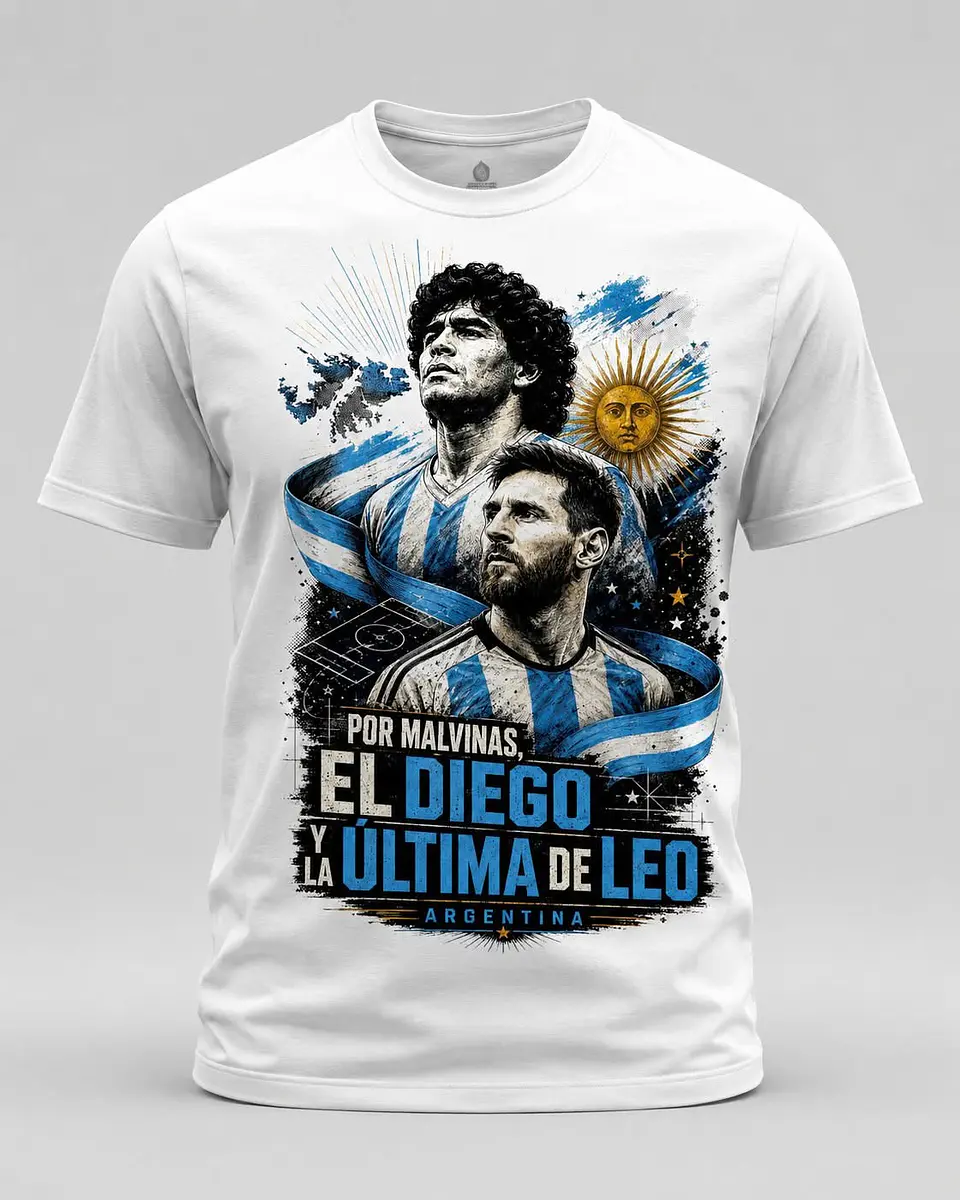 Camiseta Messi Malvinas  2