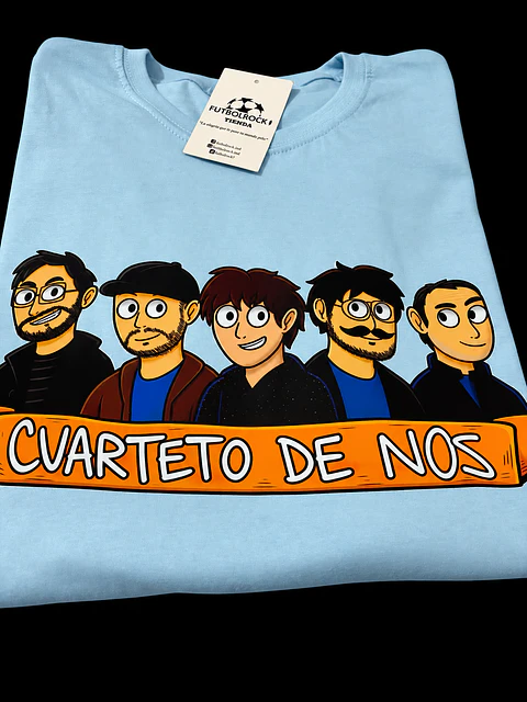 Camiseta Cuarteto de Nos