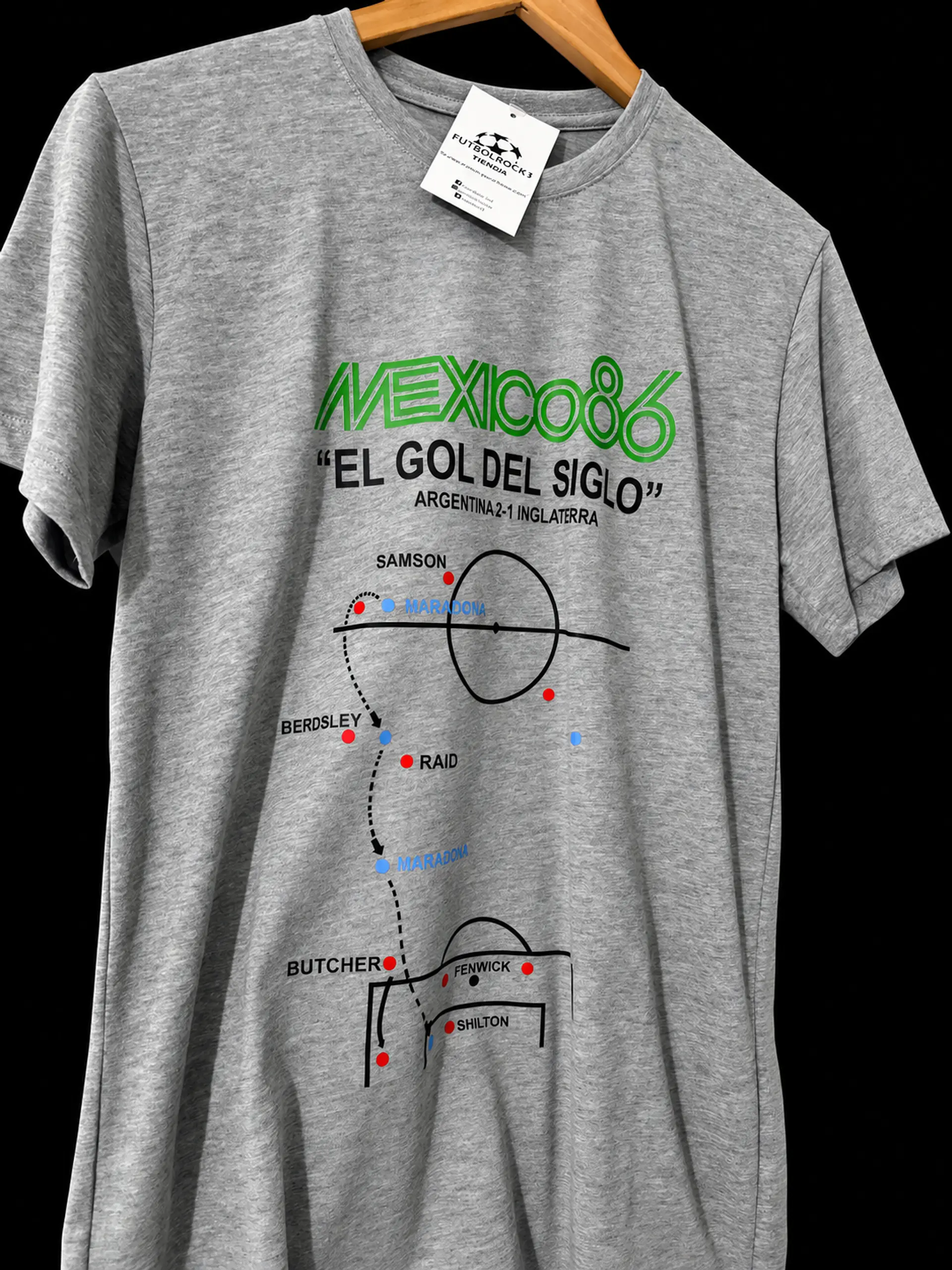 Camiseta Gol del siglo  Diego  1