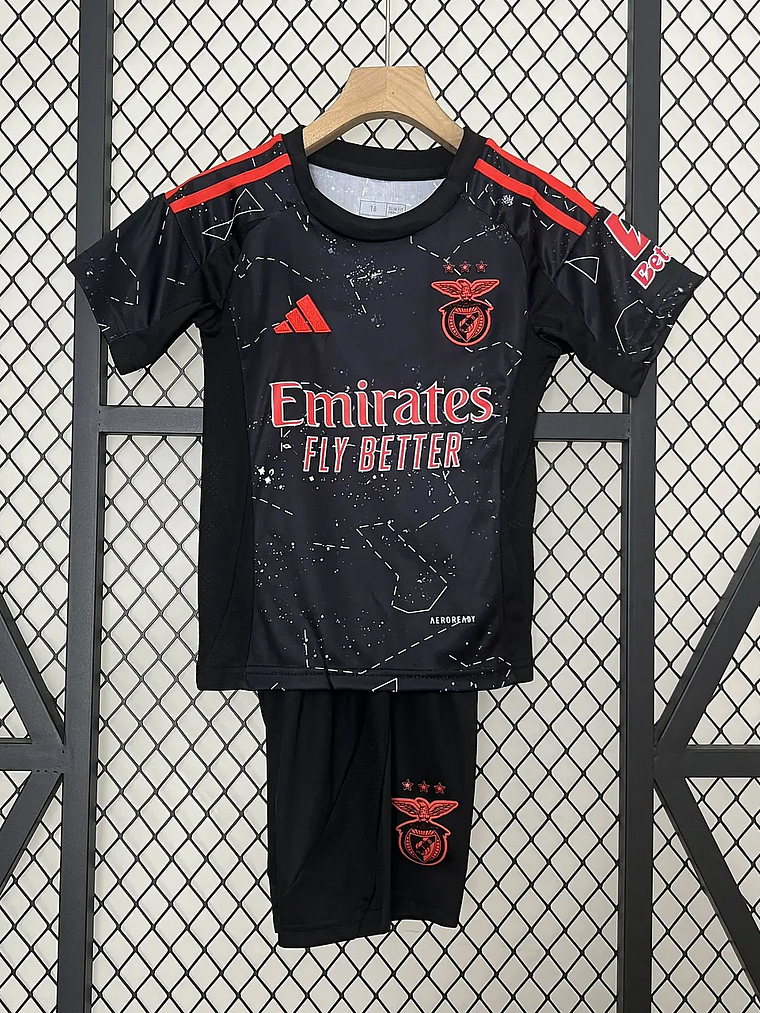 Kit Criança Benfica Preta 24/25 1