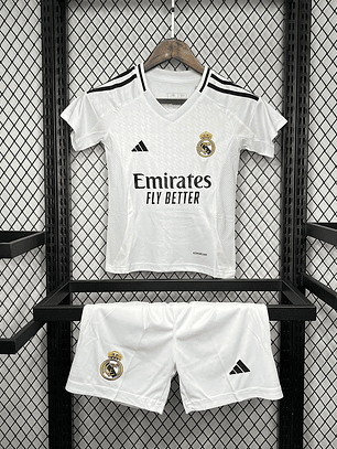 Kit Criança Real Madrid Home 24/25