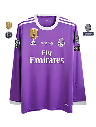 Real Madrid Alternativa 16/17 - Final da Liga dos Campeões - Manga Comprida